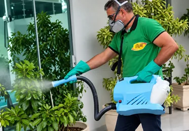 Serviço de sanitização de ambientes realizado pela equipe Hiena